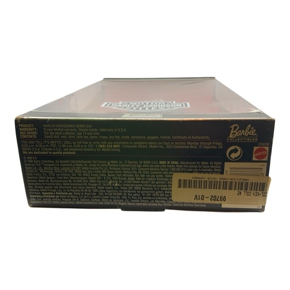 Harley-Davison 1999 Mattel Biker Ken Collector Edition Vintage Doll - Picture 8 of 9